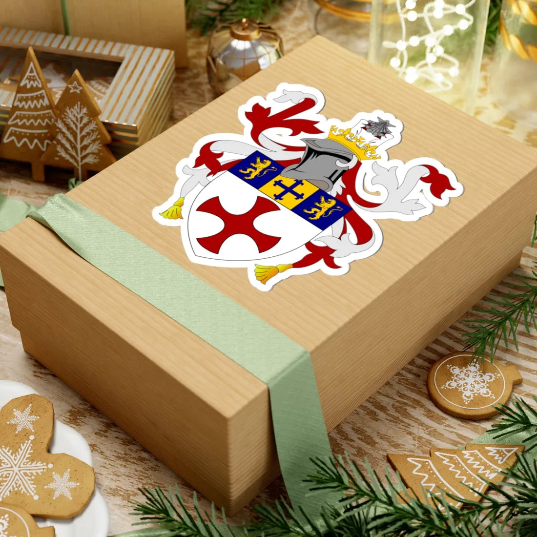 College of the Venerable Bede (England) (Coat of Arms) STICKER Vinyl Kiss-Cut Decal - The Sticker Space