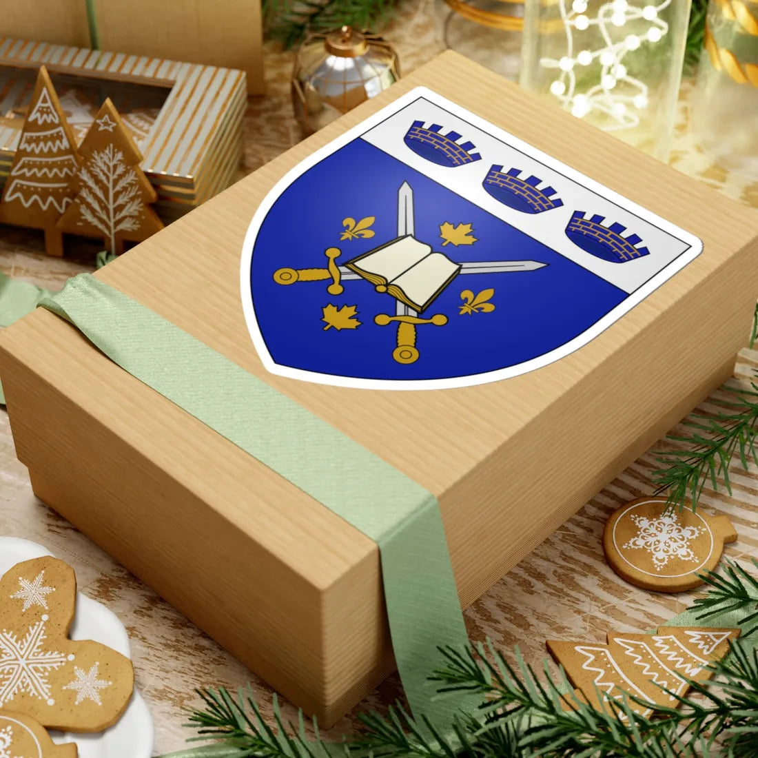 Collège militaire royal de Saint-Jean Blason (Canada) (Coat of Arms) STICKER Vinyl Kiss-Cut Decal - The Sticker Space