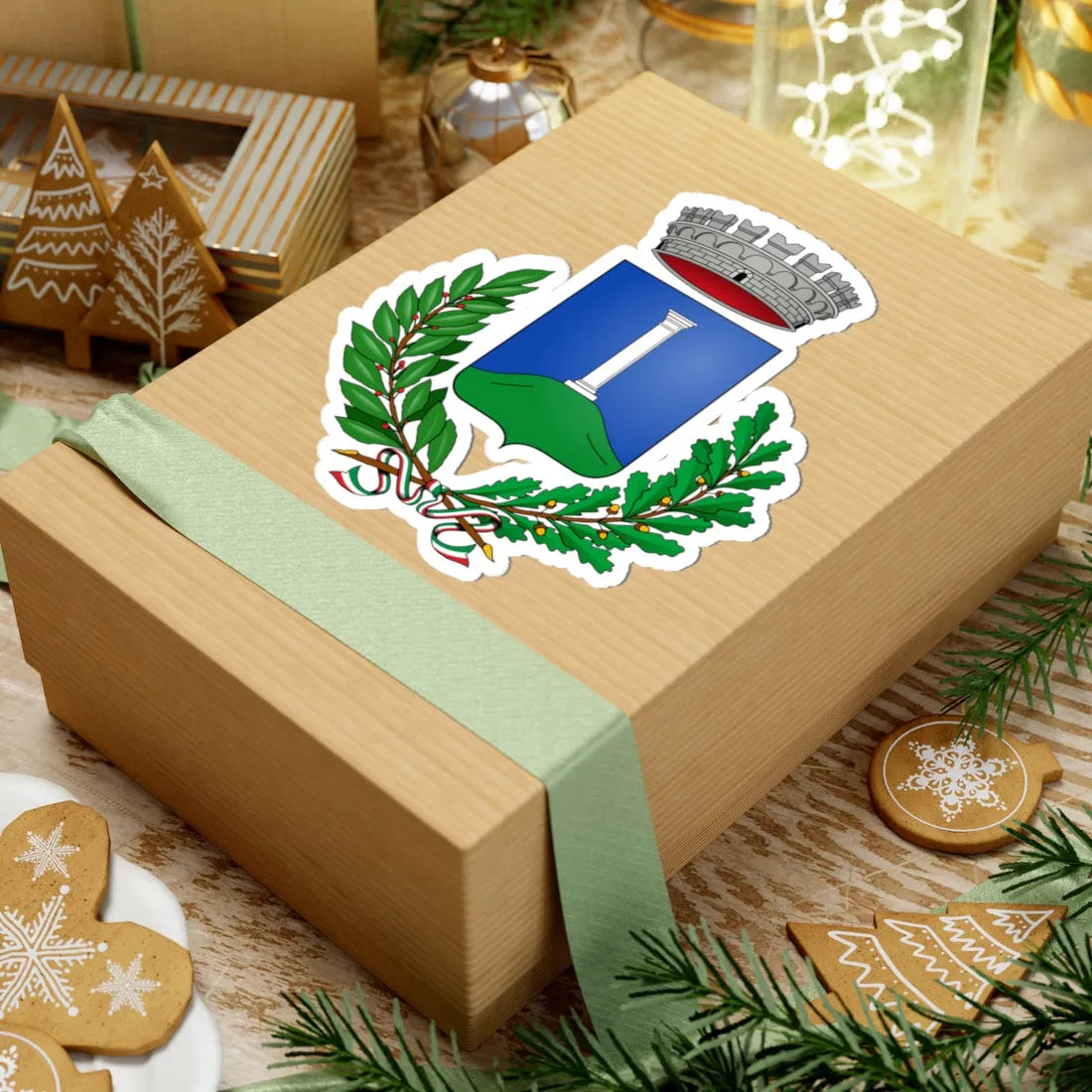 Colognola ai Colli-Stemma (Italy) (Coat of Arms) STICKER Vinyl Kiss-Cut Decal - The Sticker Space