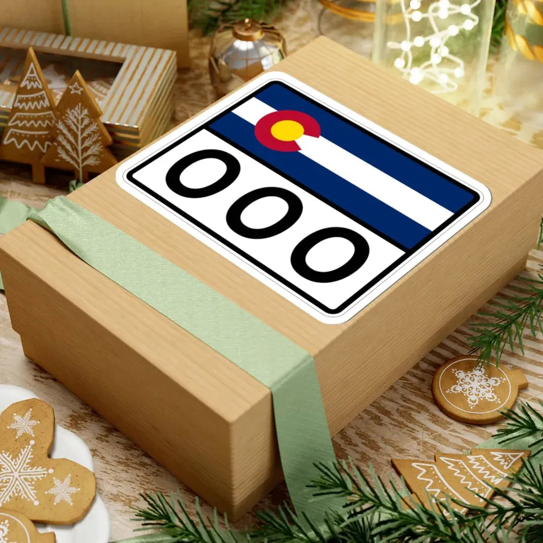 Colorado 000 wide (Colorado) (Road Sign) STICKER Vinyl Kiss-Cut Decal - The Sticker Space