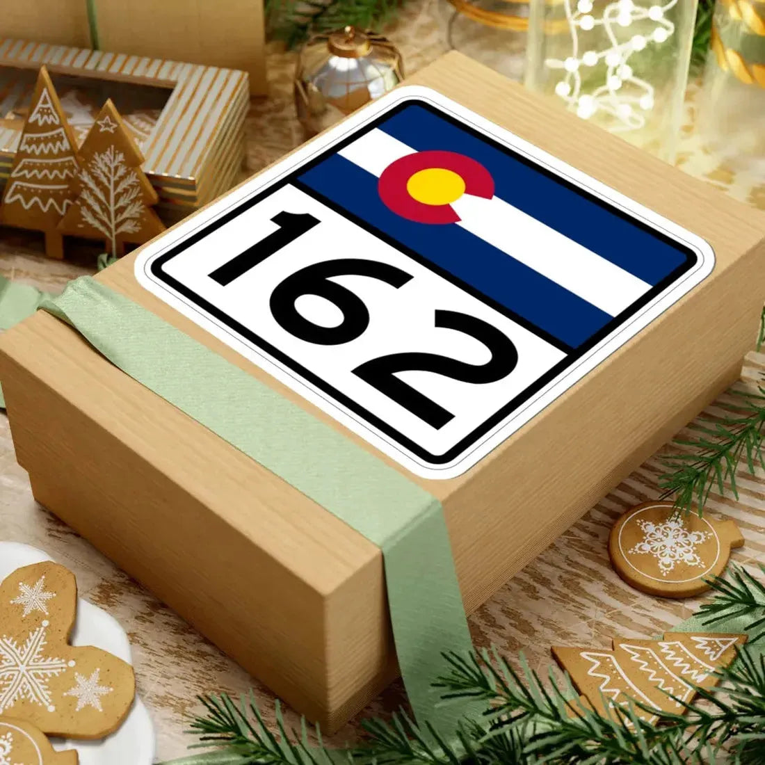 Colorado 162 (Colorado) (Road Sign) STICKER Vinyl Kiss-Cut Decal - The Sticker Space