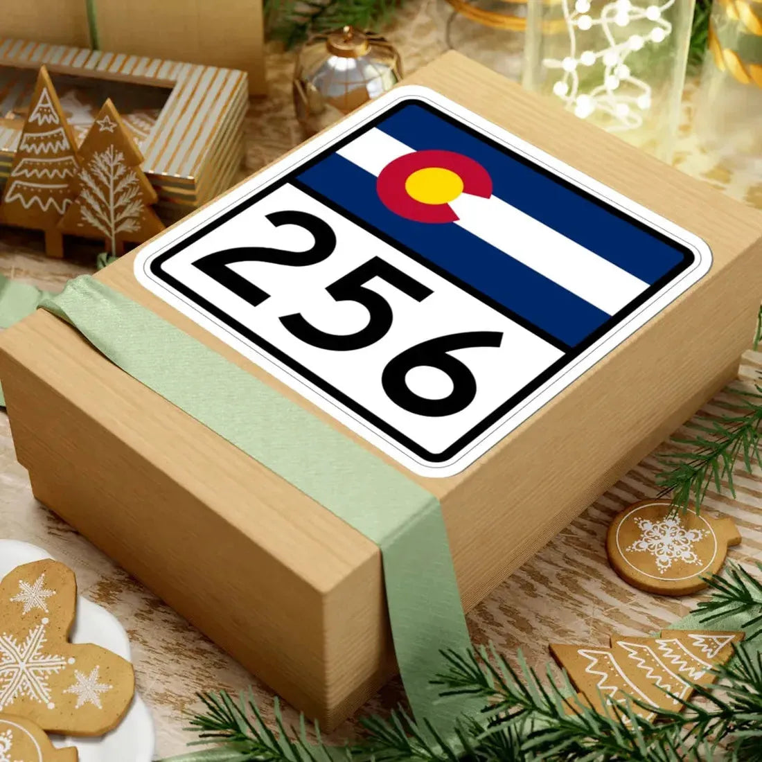 Colorado 256 (Colorado) (Road Sign) STICKER Vinyl Kiss-Cut Decal - The Sticker Space