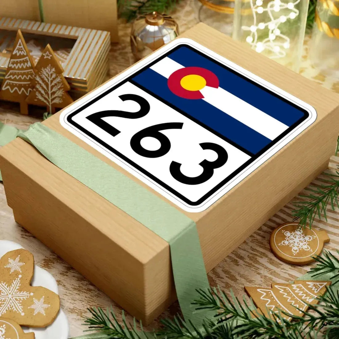 Colorado 263 (Colorado) (Road Sign) STICKER Vinyl Kiss-Cut Decal - The Sticker Space