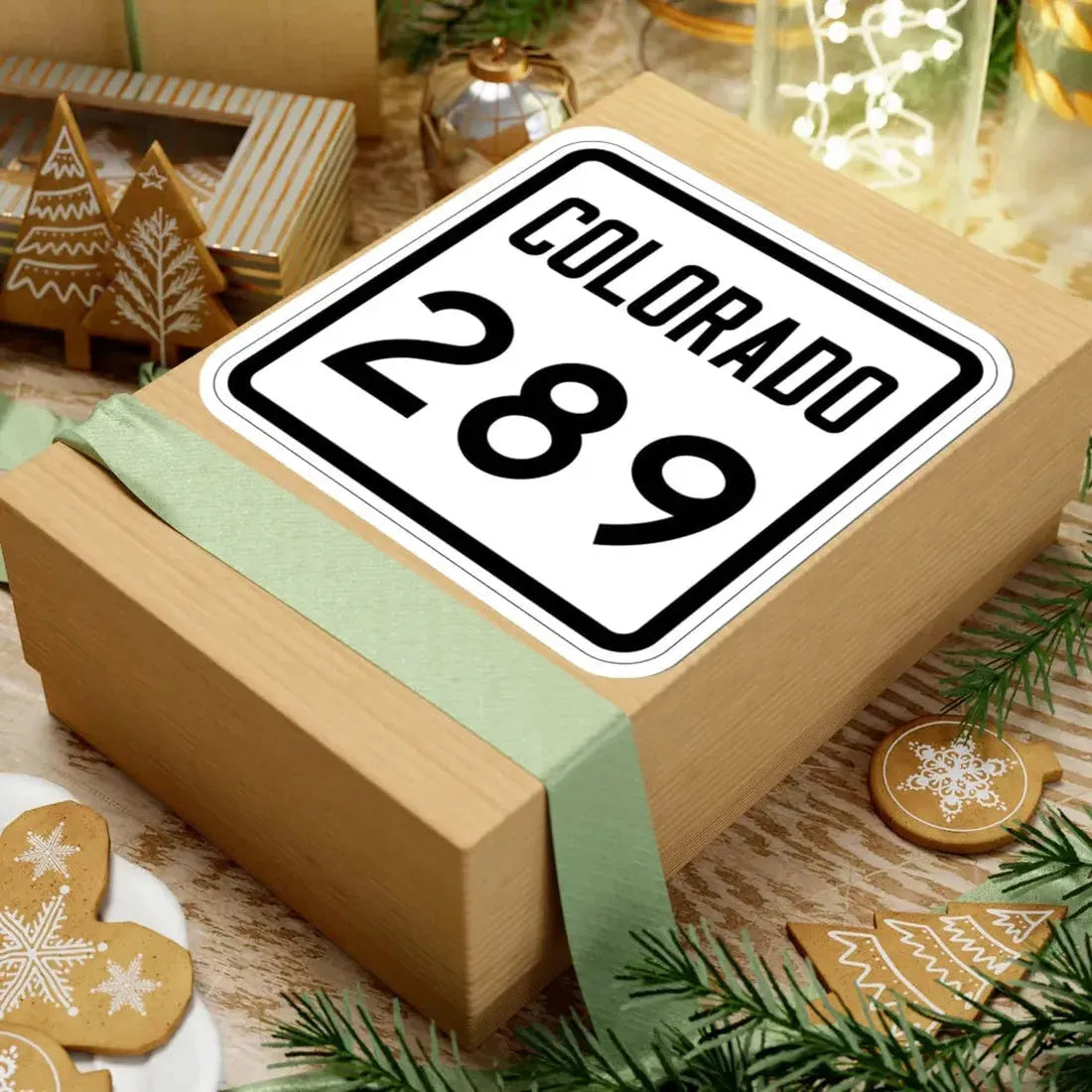 Colorado 289 1946 (Colorado) (Road Sign) STICKER Vinyl Kiss-Cut Decal - The Sticker Space