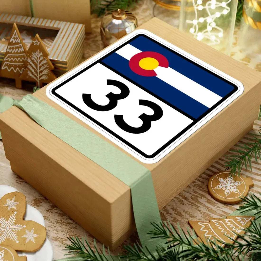 Colorado 33 (Colorado) (Road Sign) STICKER Vinyl Kiss-Cut Decal - The Sticker Space
