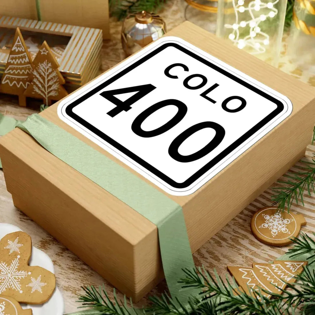 Colorado 400 1952 (Colorado) (Road Sign) STICKER Vinyl Kiss-Cut Decal - The Sticker Space