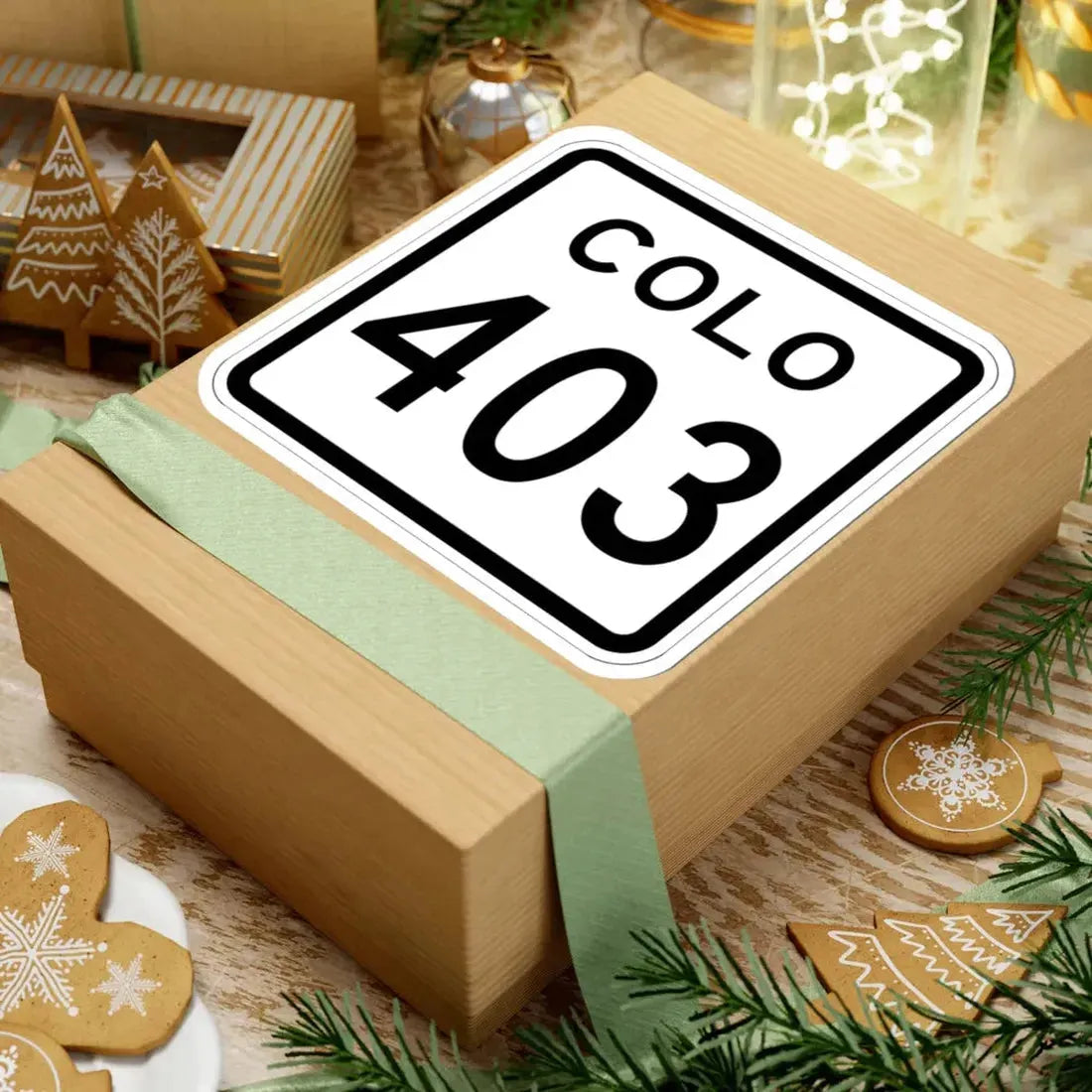 Colorado 403 1952 (Colorado) (Road Sign) STICKER Vinyl Kiss-Cut Decal - The Sticker Space