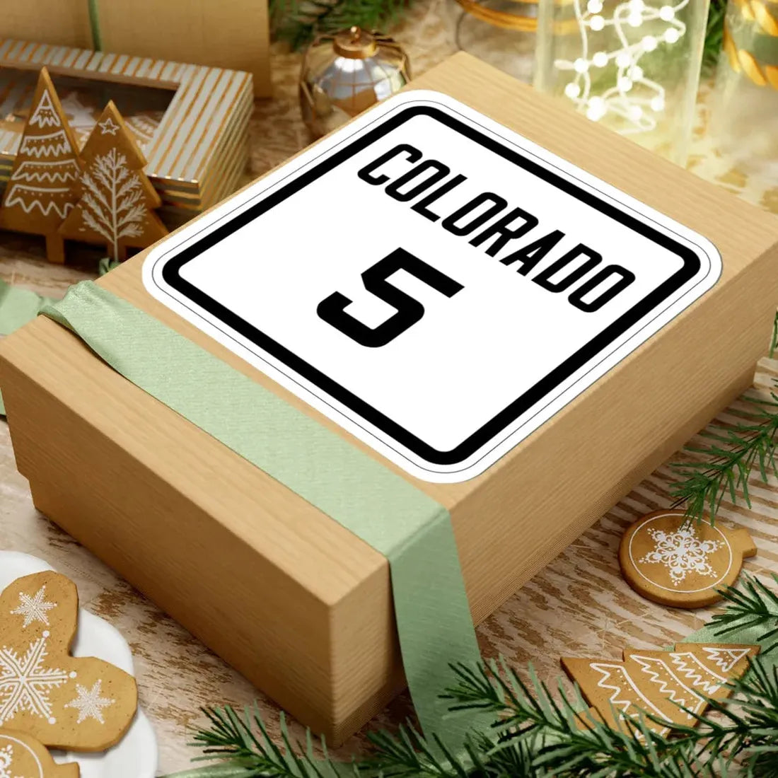 Colorado 5 1926 (Colorado) (Road Sign) STICKER Vinyl Kiss-Cut Decal - The Sticker Space