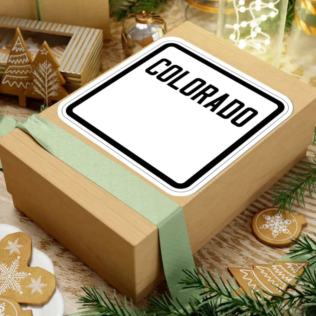 Colorado blank 1926 (Colorado) (Road Sign) STICKER Vinyl Kiss-Cut Decal - The Sticker Space