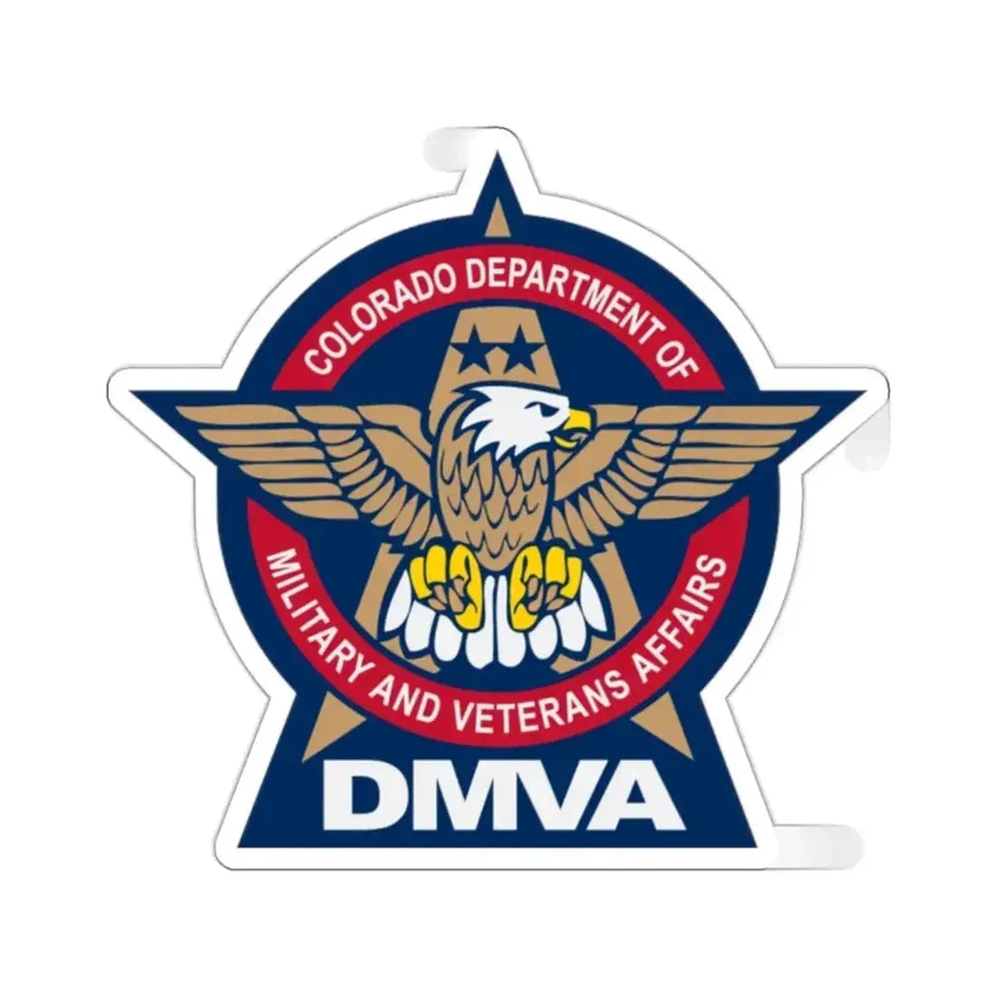 Colorado Department of Military and Veterans Affairs - STICKER Vinyl Kiss-Cut Decal - The Sticker Space