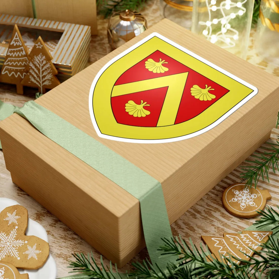 Comine ancien (France) (Coat of Arms) STICKER Vinyl Kiss-Cut Decal - The Sticker Space