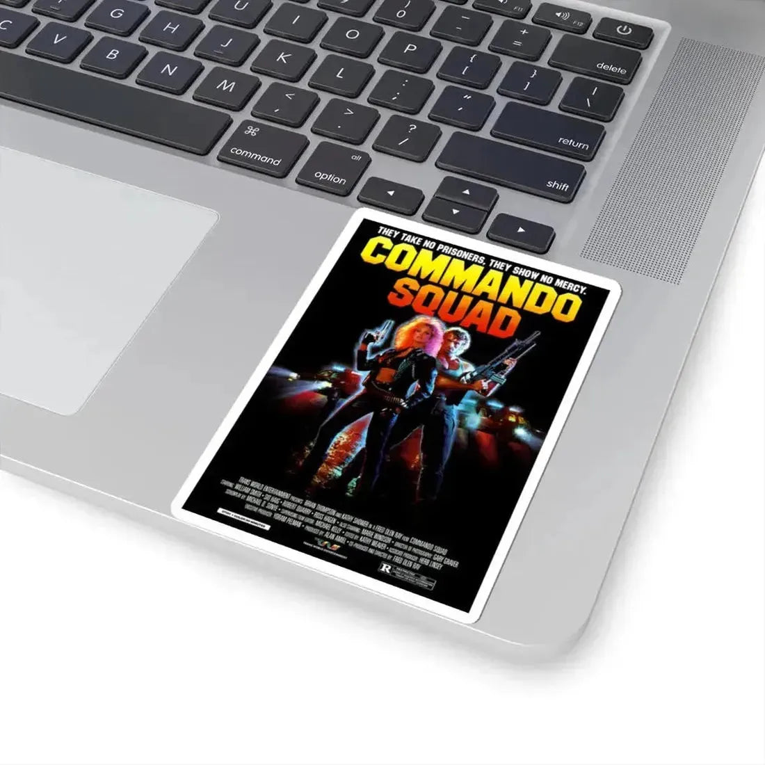 Commando Squad 1987 Movie Poster - STICKER Vinyl Kiss-Cut Decal - The Sticker Space