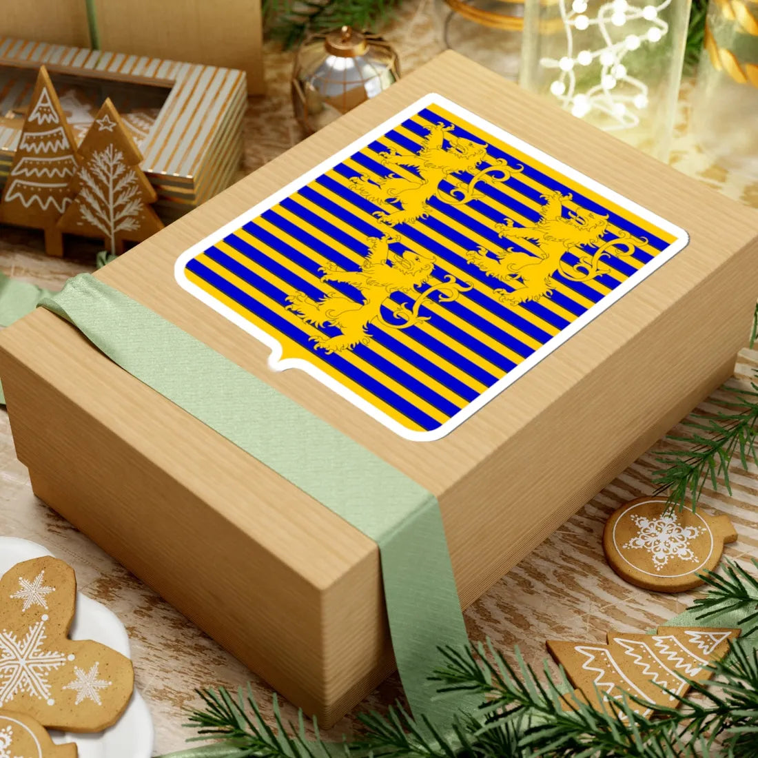 CommunesBelgique-Braine-l-Alleud (Belgium) (Coat of Arms) STICKER Vinyl Kiss-Cut Decal - The Sticker Space