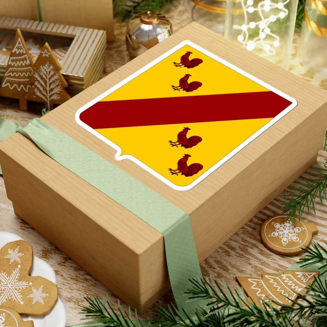 CommunesBelgique-Engis (Belgium) (Coat of Arms) STICKER Vinyl Kiss-Cut Decal - The Sticker Space