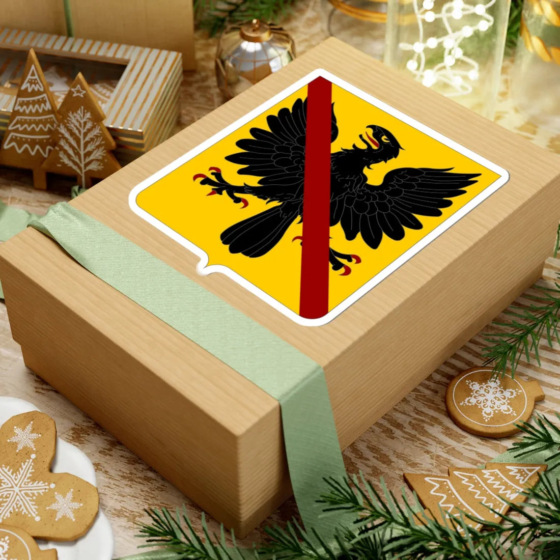 CommunesBelgique-Fontaine-l-Eveque (Belgium) (Coat of Arms) STICKER Vinyl Kiss-Cut Decal - The Sticker Space