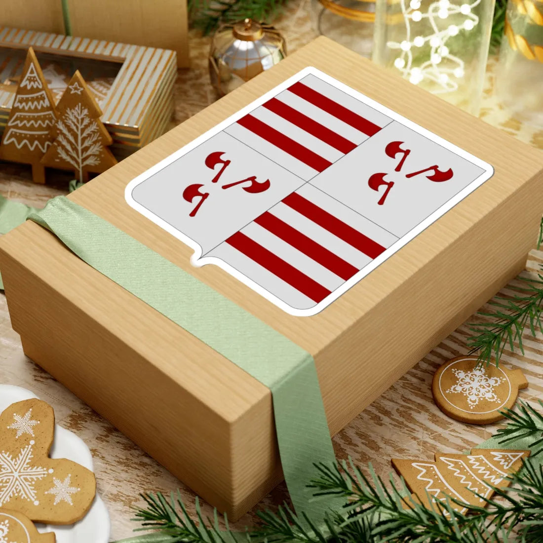 CommunesBelgique-Froid-Chapelle (Belgium) (Coat of Arms) STICKER Vinyl Kiss-Cut Decal - The Sticker Space