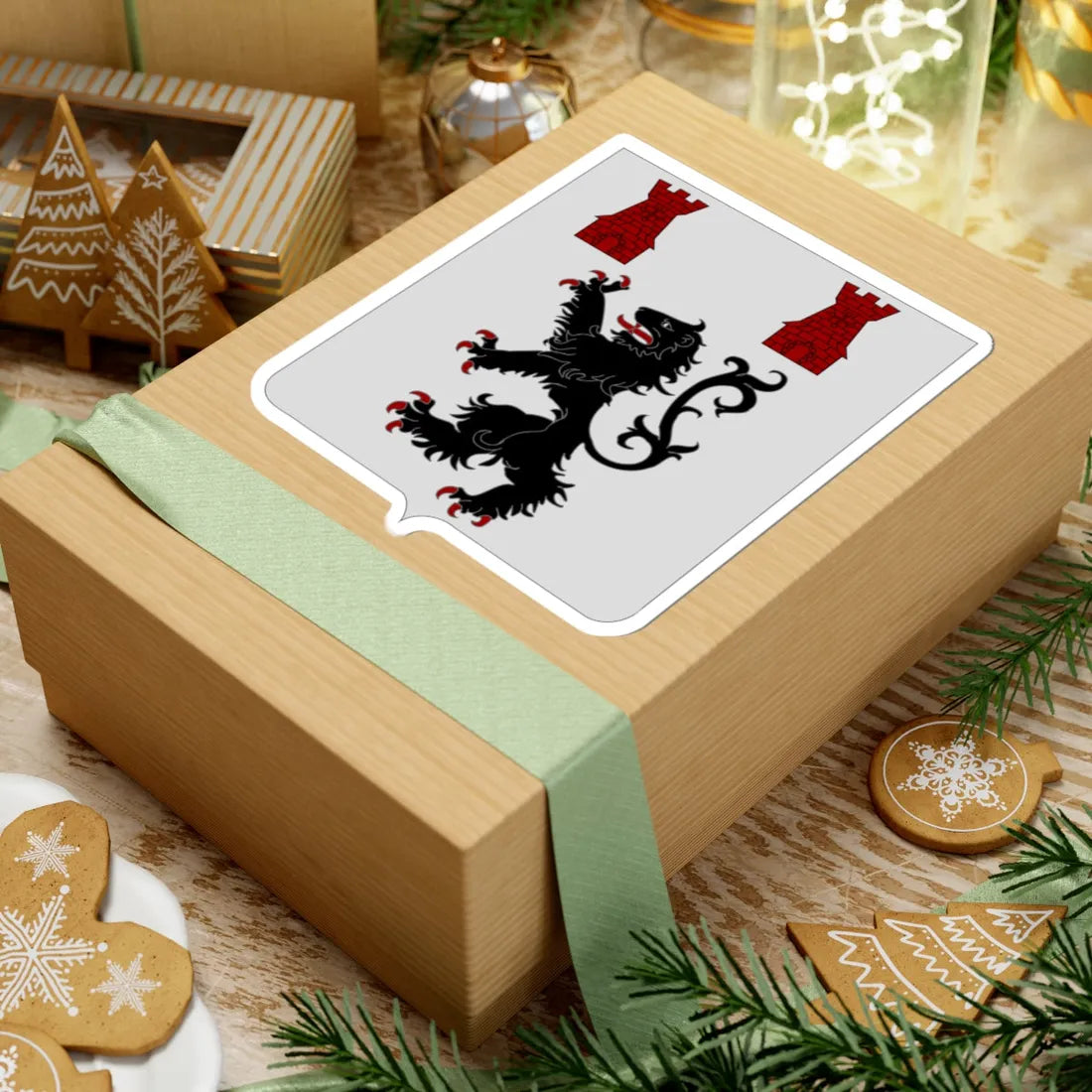 CommunesBelgique-Jodoigne (Belgium) (Coat of Arms) STICKER Vinyl Kiss-Cut Decal - The Sticker Space