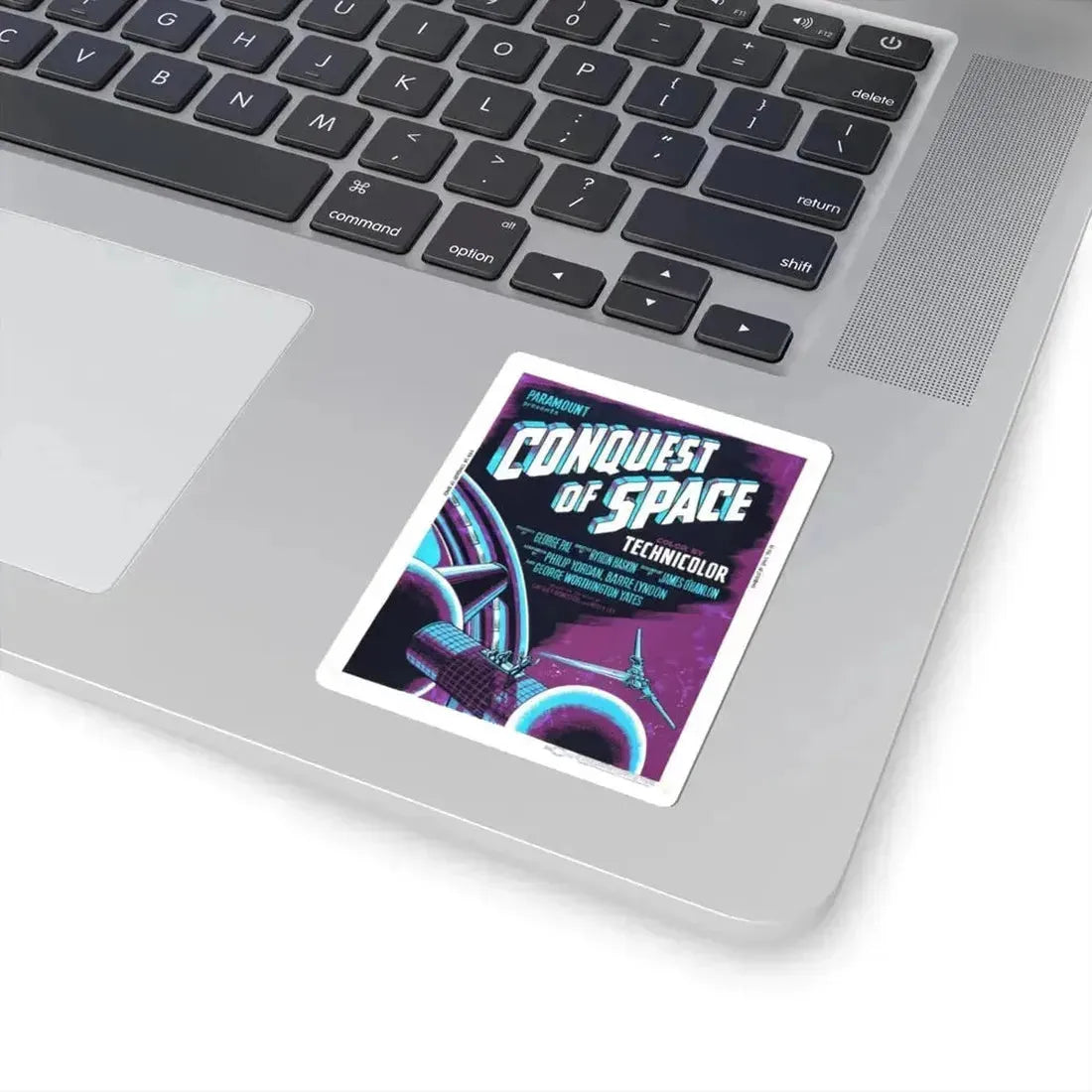 CONQUEST OF SPACE (2) 1955 Movie Poster - STICKER Vinyl Kiss-Cut Decal - The Sticker Space