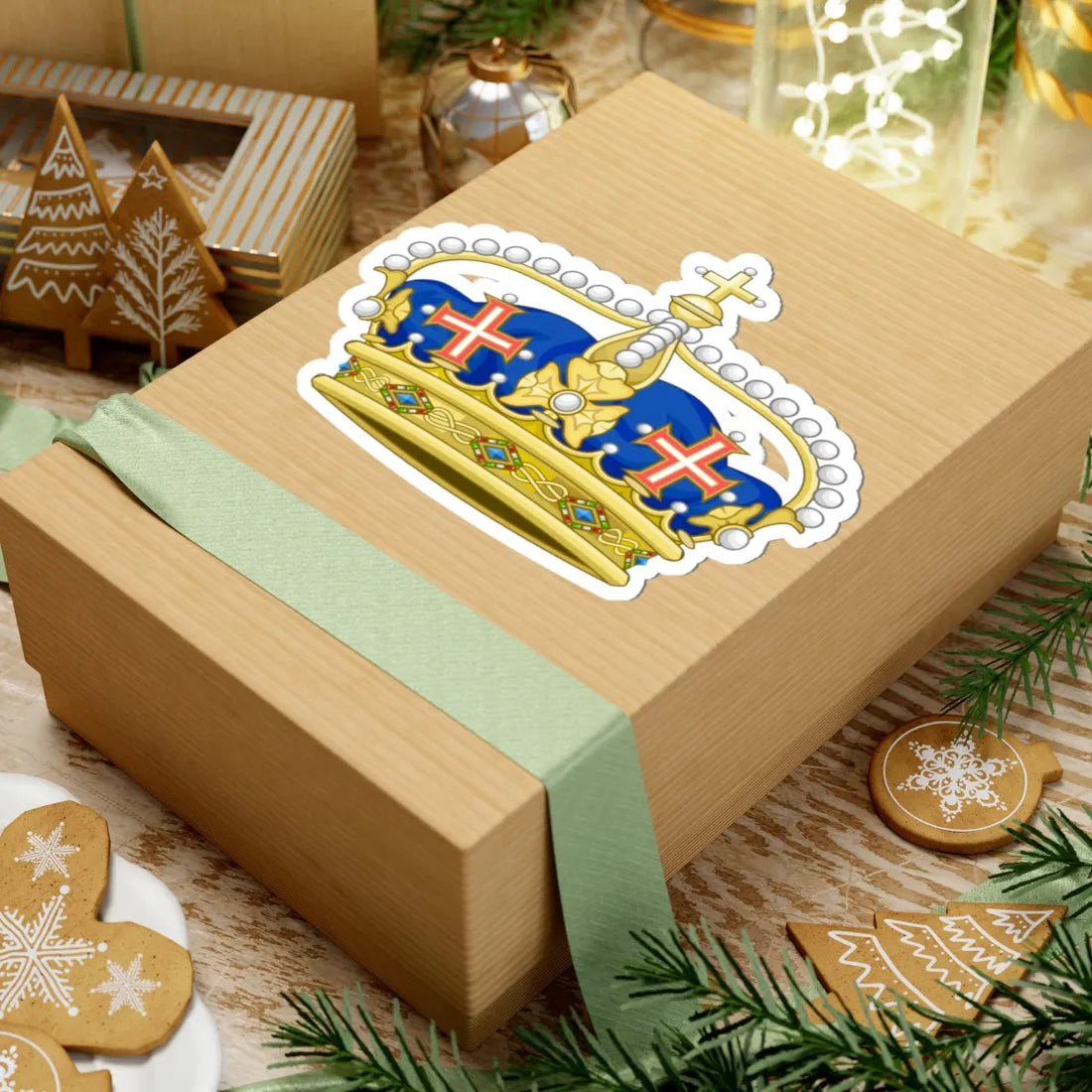 Corona di principe ereditario italiano (Italy) (Coat of Arms) STICKER Vinyl Kiss-Cut Decal - The Sticker Space