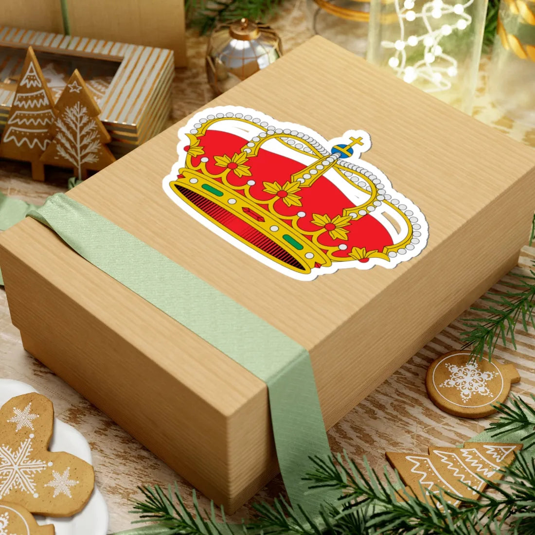 Corona real heráldica de España (Spain) (Coat of Arms) STICKER Vinyl Kiss-Cut Decal - The Sticker Space