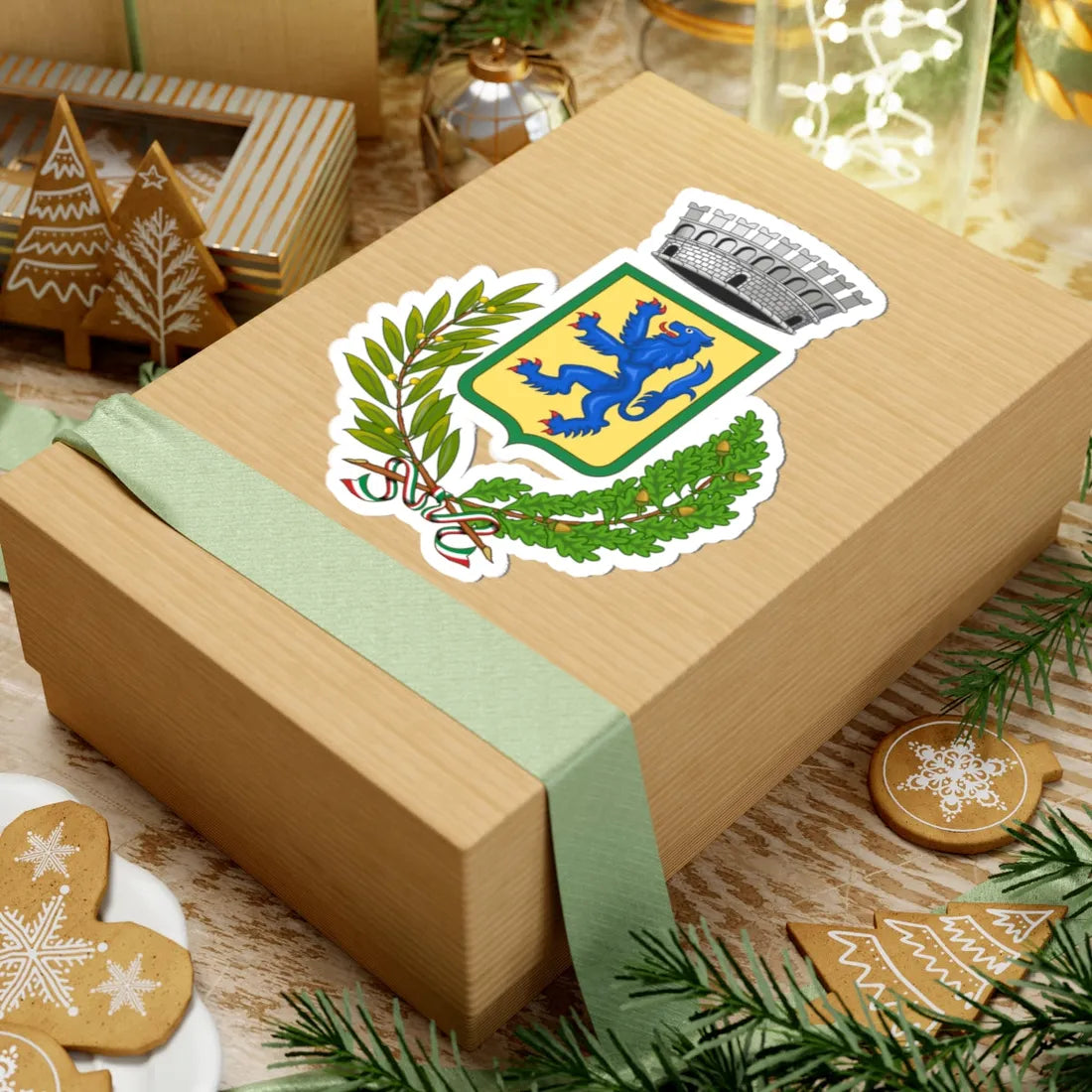 Cortandone-Stemma (Italy) (Coat of Arms) STICKER Vinyl Kiss-Cut Decal - The Sticker Space