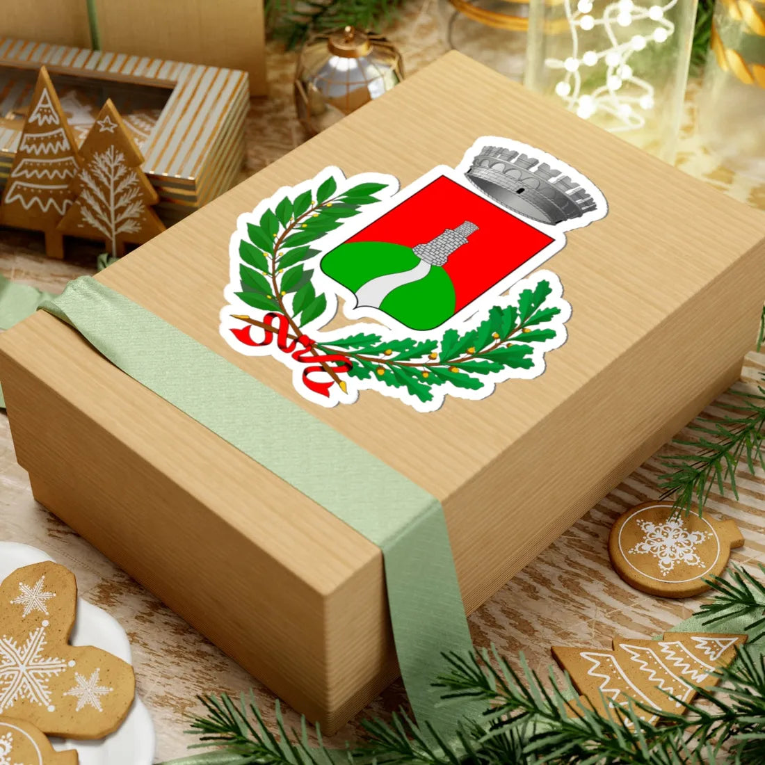 Cortemilia-Stemma (Italy) (Coat of Arms) STICKER Vinyl Kiss-Cut Decal - The Sticker Space