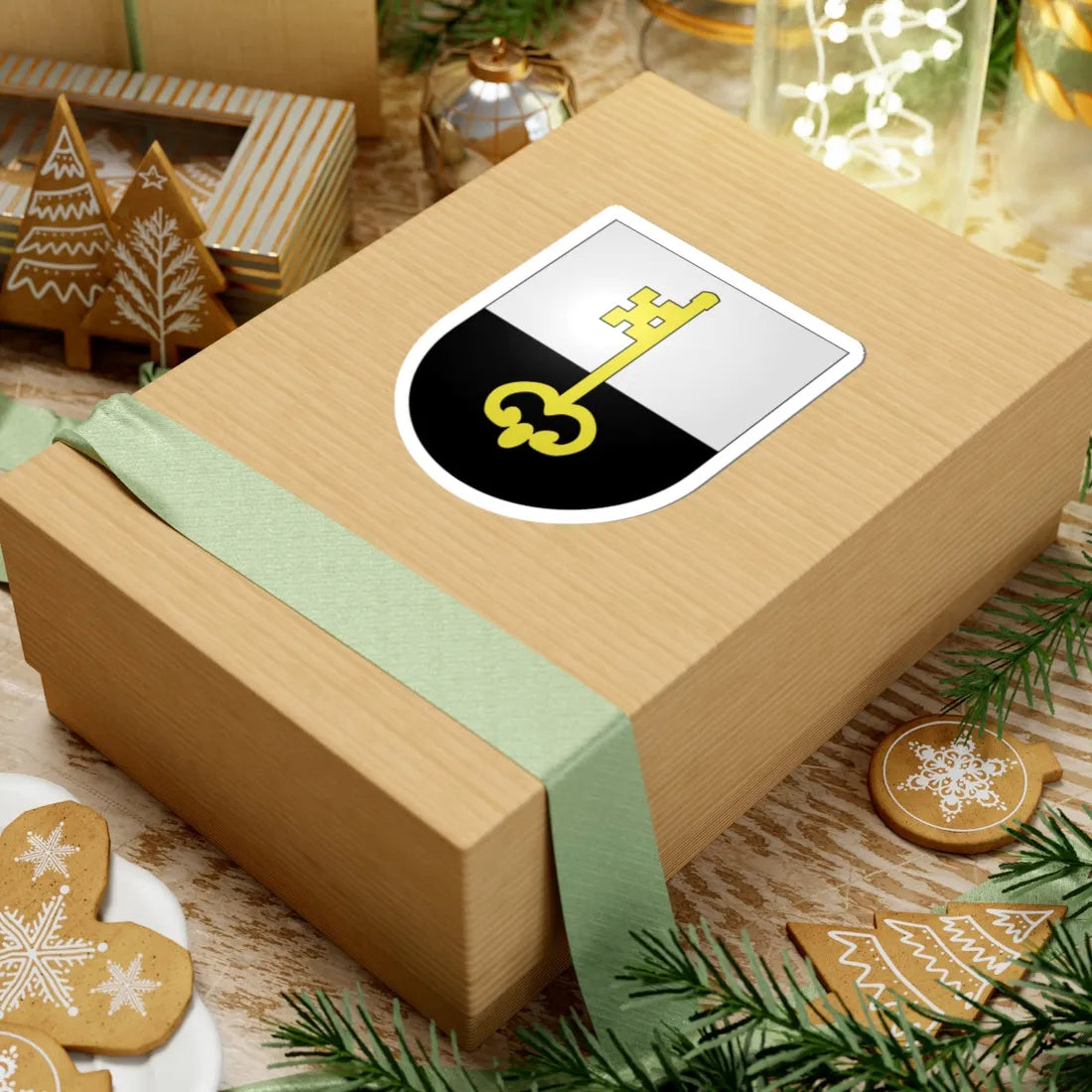 Cottens-coat of arms (Switzerland) (Coat of Arms) STICKER Vinyl Kiss-Cut Decal - The Sticker Space