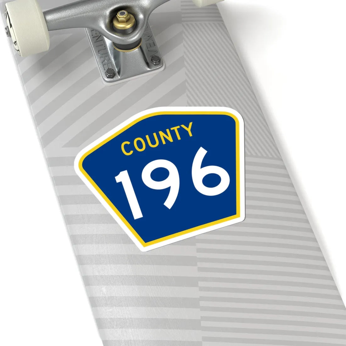 County 196 MN (Minnesota) (Road Sign) STICKER Vinyl Kiss-Cut Decal - The Sticker Space