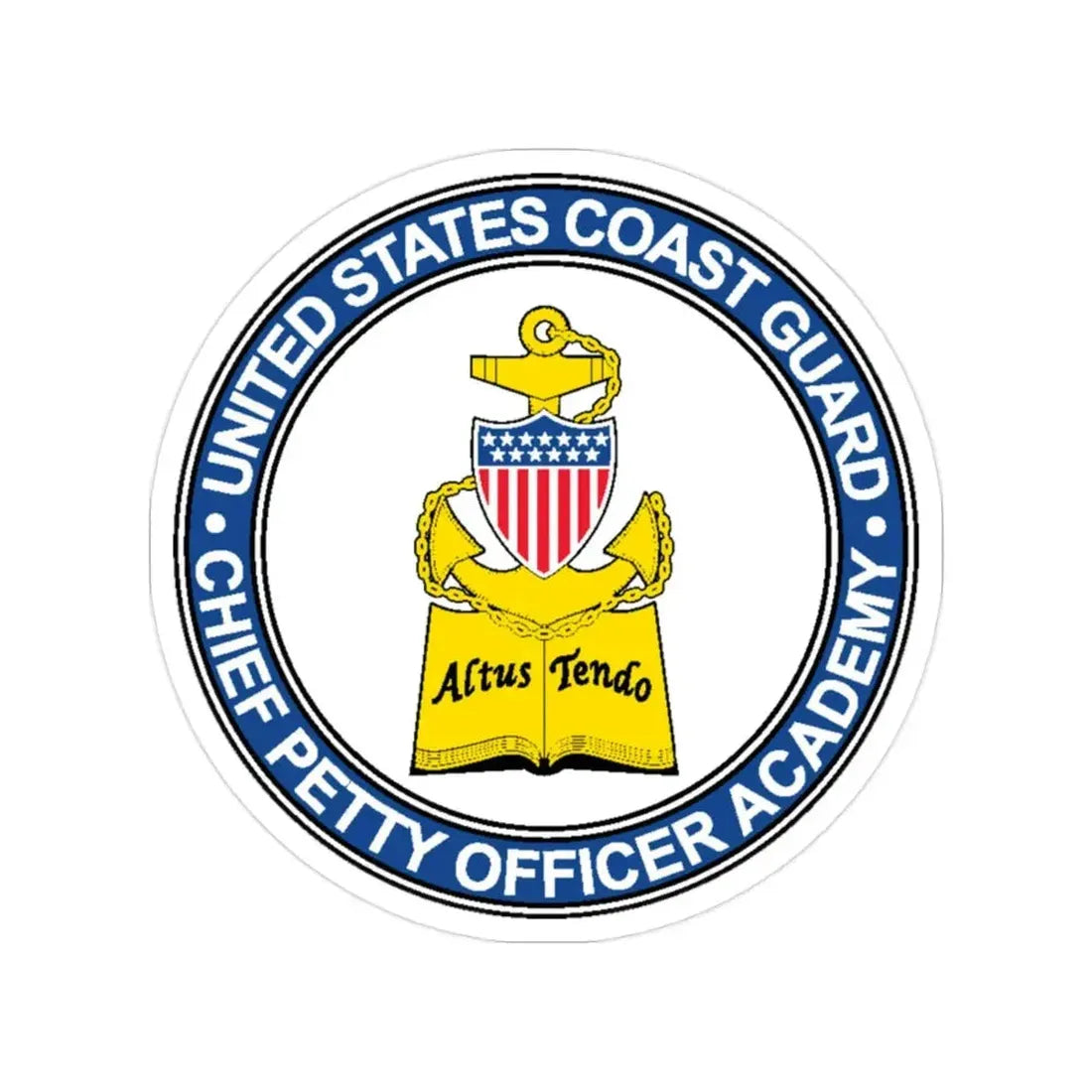 CPO Academy (U.S. Coast Guard) Transparent STICKER Die-Cut Vinyl Decal - The Sticker Space
