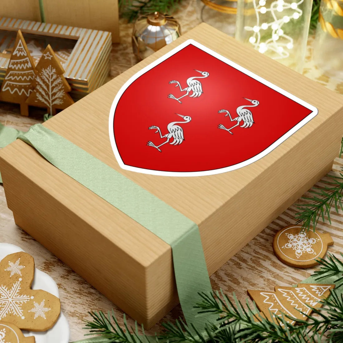 Cranstoun of that Ilk and Corehouse arms (Scotland) (Coat of Arms) STICKER Vinyl Kiss-Cut Decal - The Sticker Space