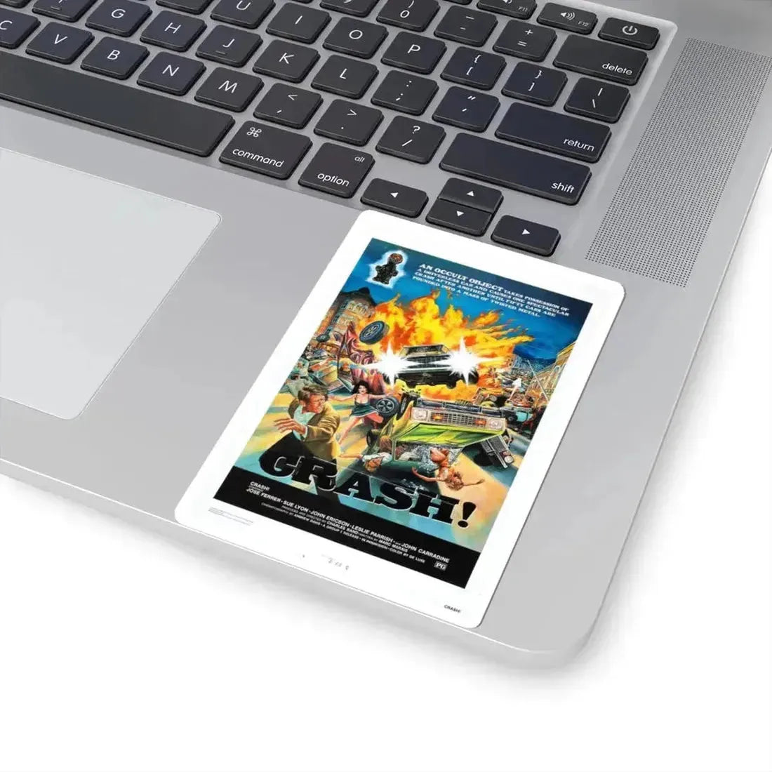 CRASH 1977 Movie Poster - STICKER Vinyl Kiss-Cut Decal - The Sticker Space