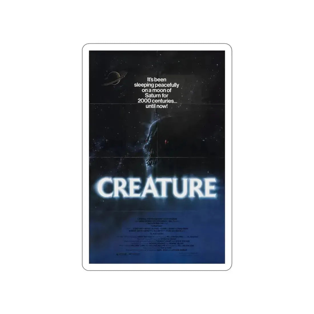 CREATURE 1985 Movie Poster STICKER Vinyl Die-Cut Decal - The Sticker Space