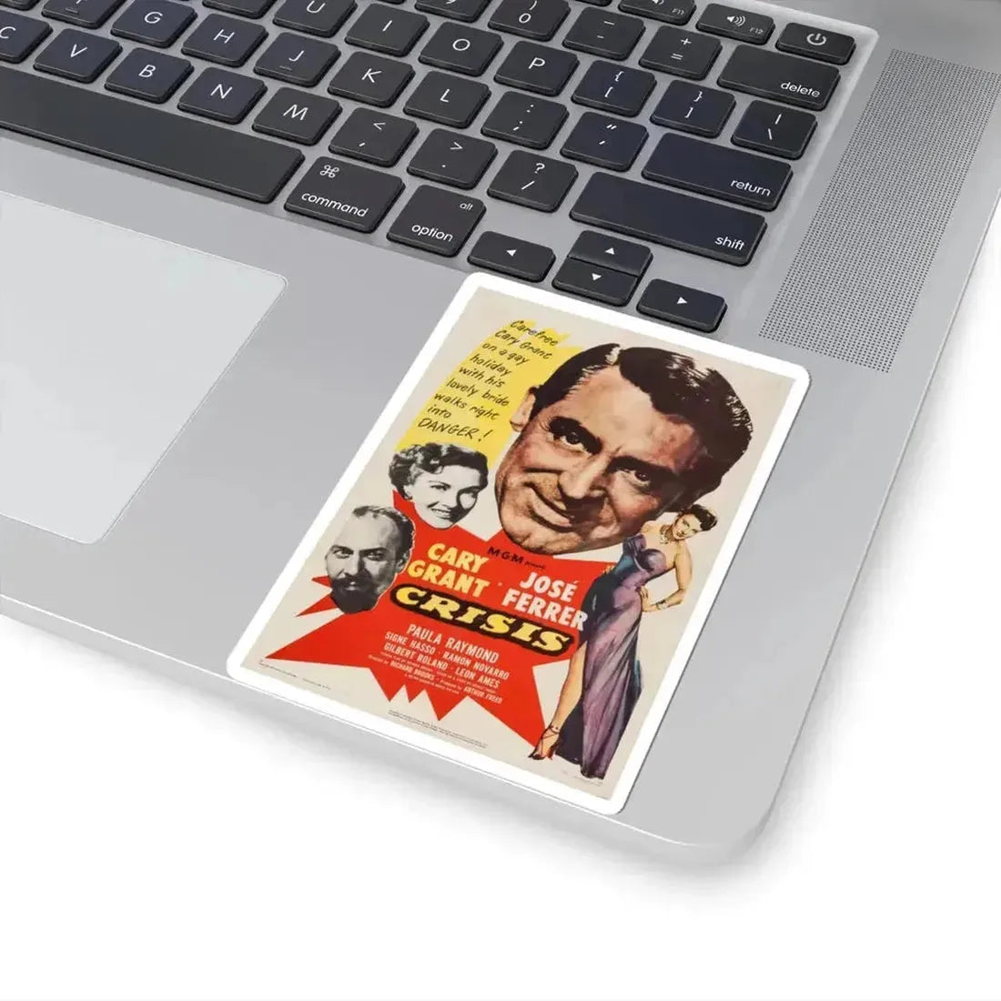 Crisis 1950 Movie Poster - STICKER Vinyl Kiss-Cut Decal - The Sticker Space