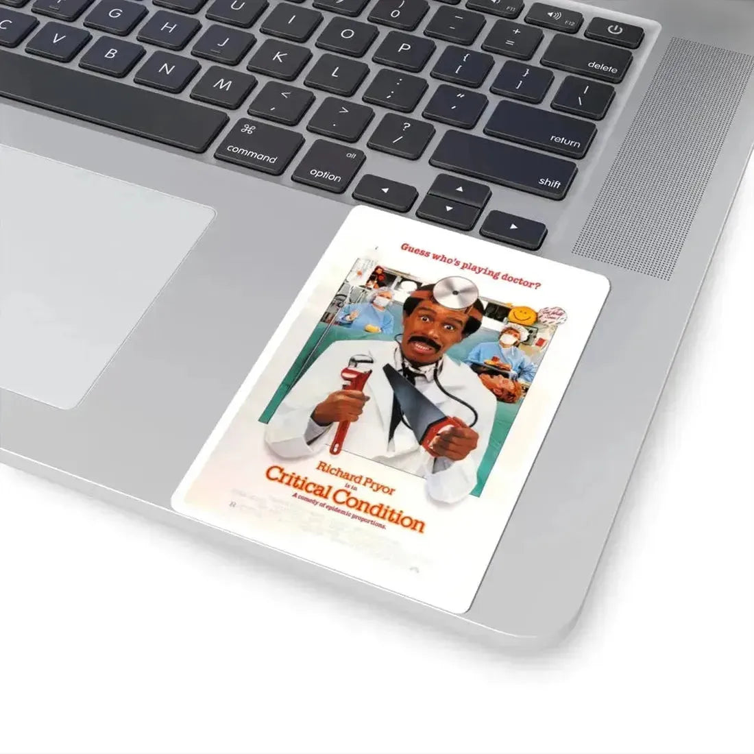 Critical Condition 1987 Movie Poster - STICKER Vinyl Kiss-Cut Decal - The Sticker Space