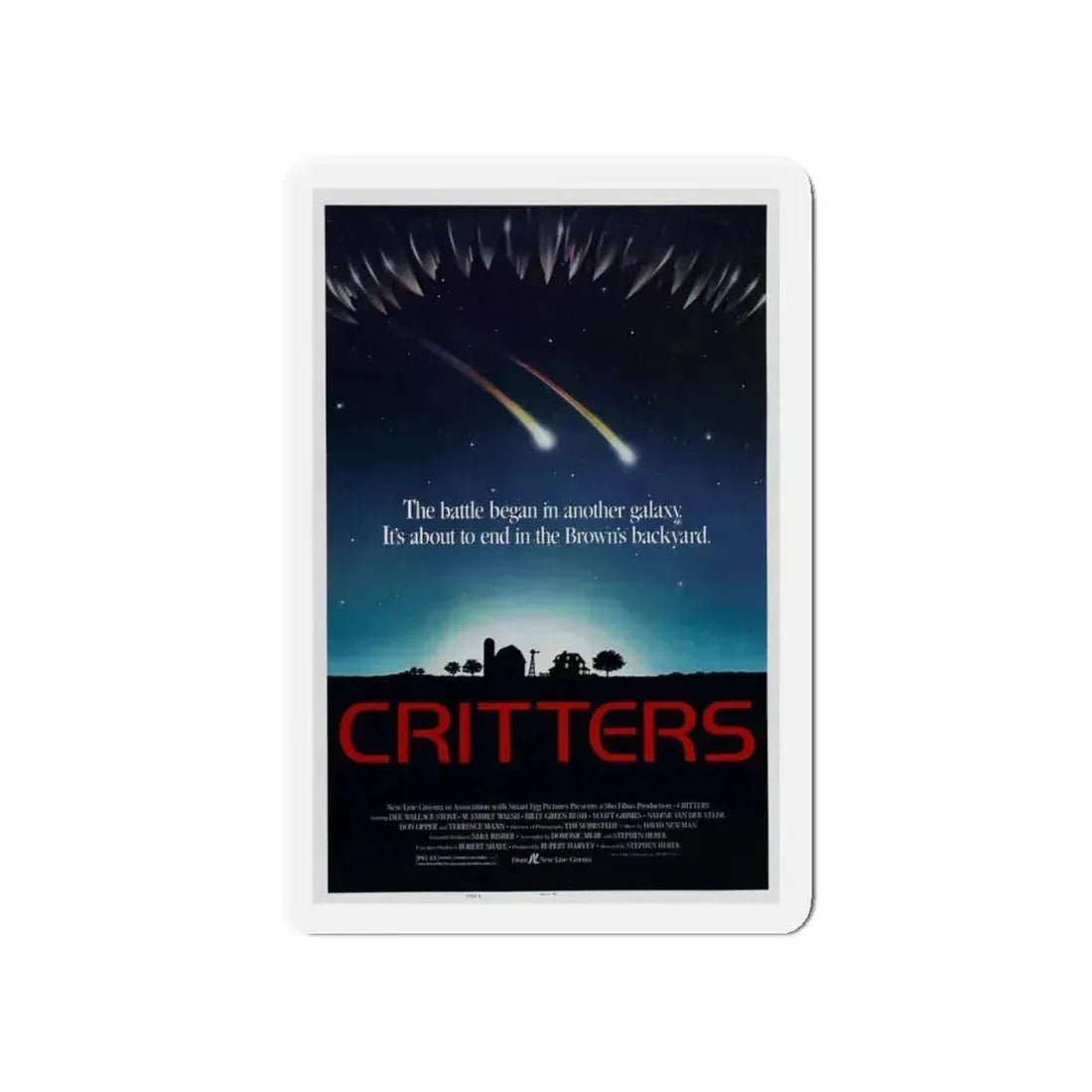CRITTERS (2) 1986 Movie Poster - Refrigerator Magnet - The Sticker Space