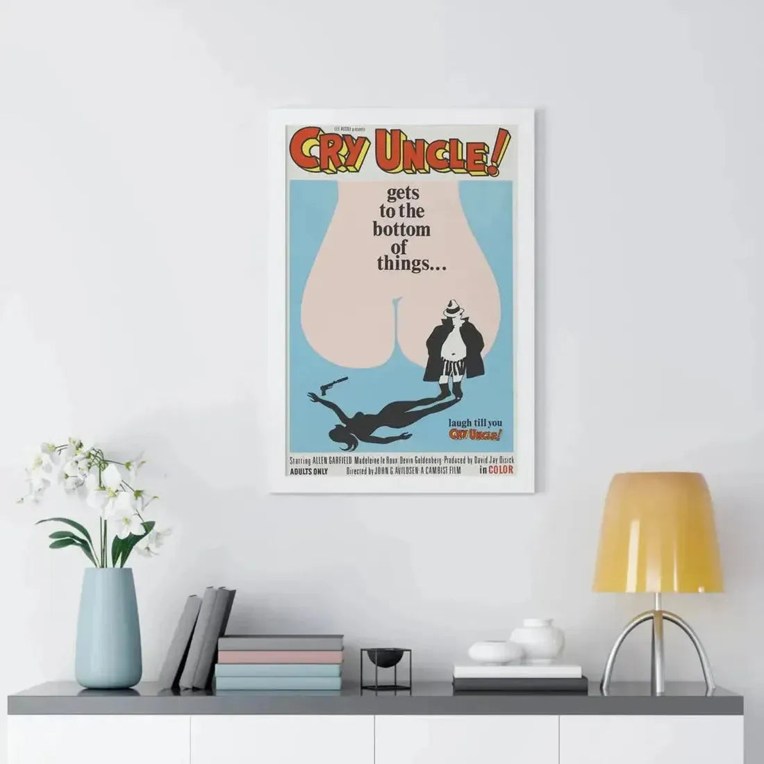 CRY UNCLE! 1971 - Framed Movie Poster - The Sticker Space