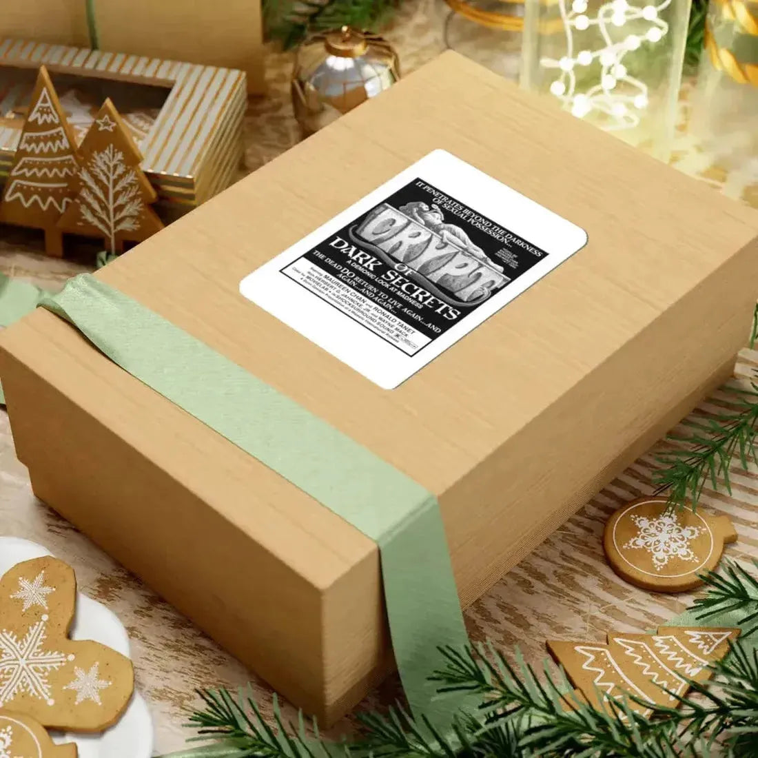 CRYPT OF DARK SECRETS 1976 Movie Poster - STICKER Vinyl Kiss-Cut Decal - The Sticker Space