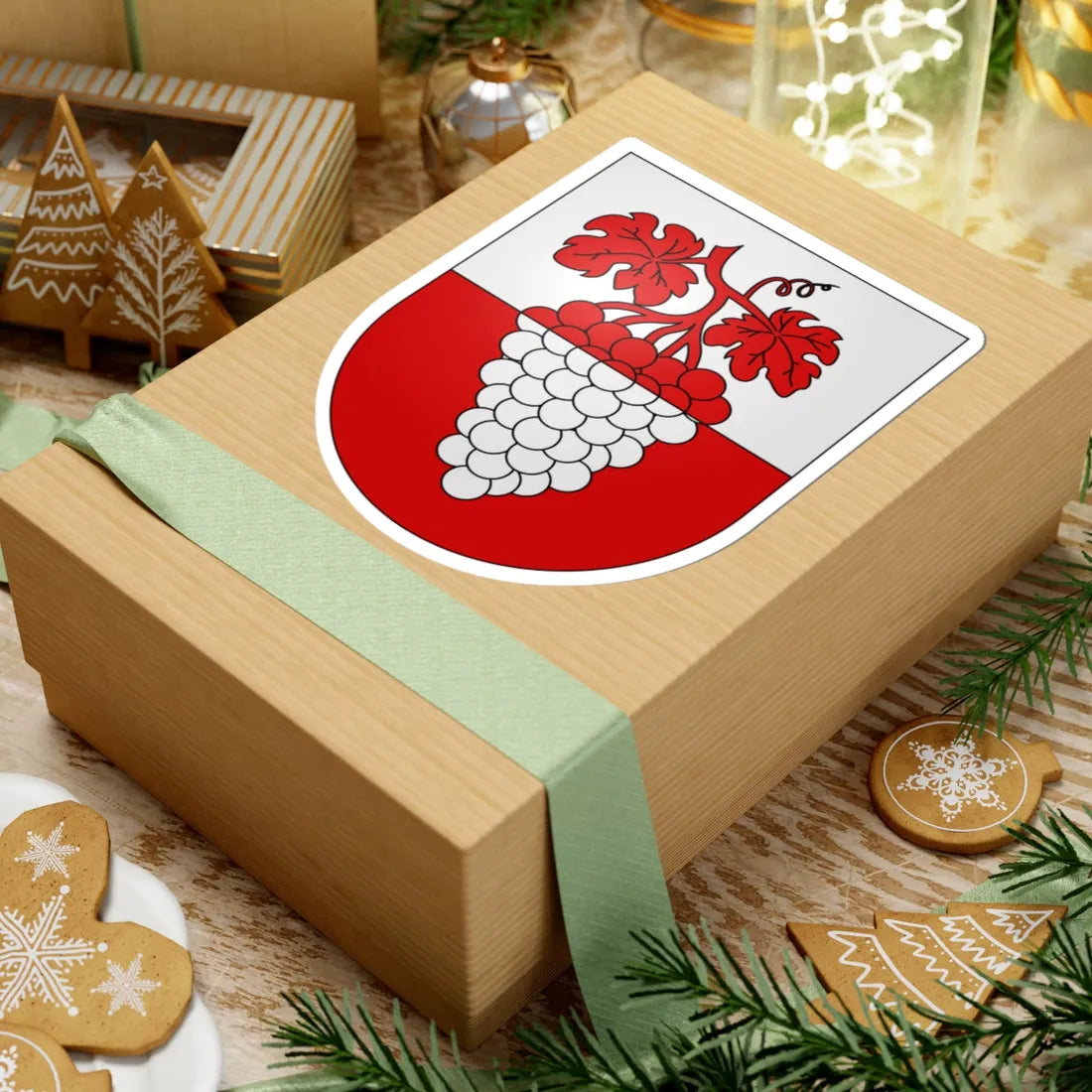 Cully-coat of arms (Switzerland) (Coat of Arms) STICKER Vinyl Kiss-Cut Decal - The Sticker Space