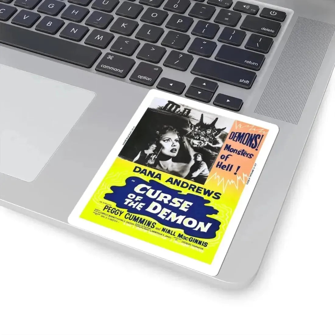CURSE OF THE DEMON (2) 1957 Movie Poster - STICKER Vinyl Kiss-Cut Decal - The Sticker Space