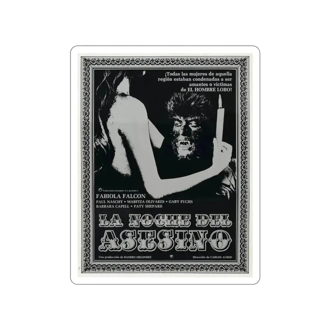 CURSE OF THE DEVIL 1973 Movie Poster STICKER Vinyl Die-Cut Decal - The Sticker Space