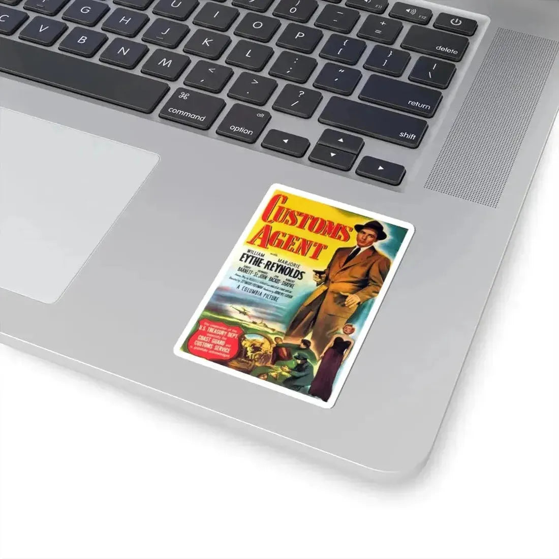 Customs Agent 1950 Movie Poster - STICKER Vinyl Kiss-Cut Decal - The Sticker Space