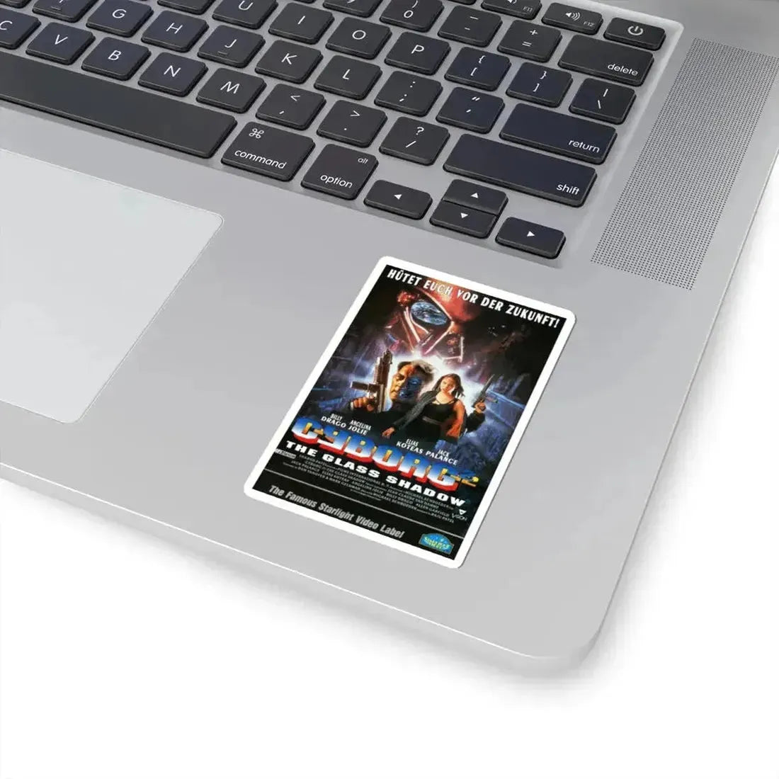 CYBORG 2 (GERMAN) 1993 Movie Poster - STICKER Vinyl Kiss-Cut Decal - The Sticker Space