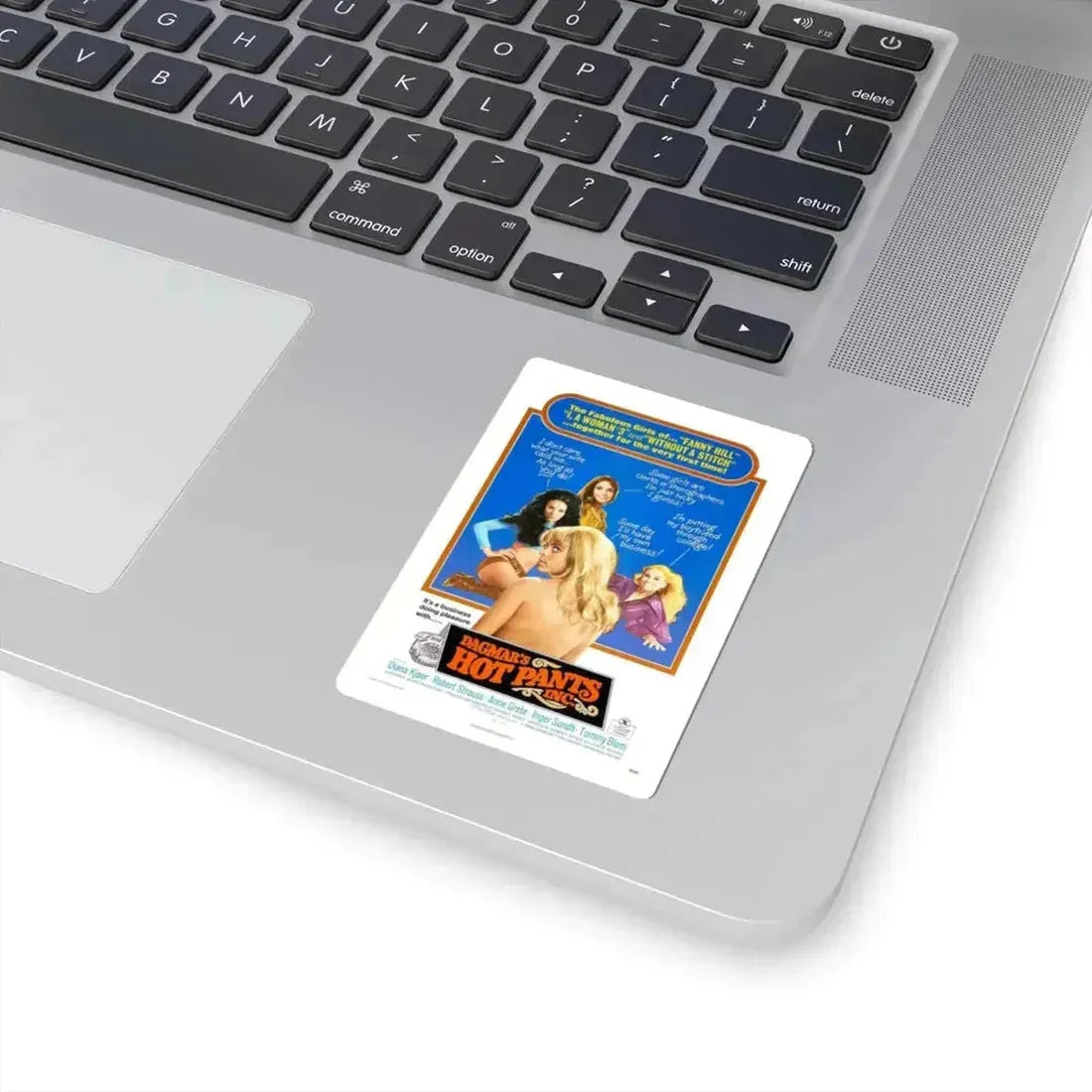 DAGMAR'S HOTPANTS, INC. 1971 Movie Poster - STICKER Vinyl Kiss-Cut Decal - The Sticker Space