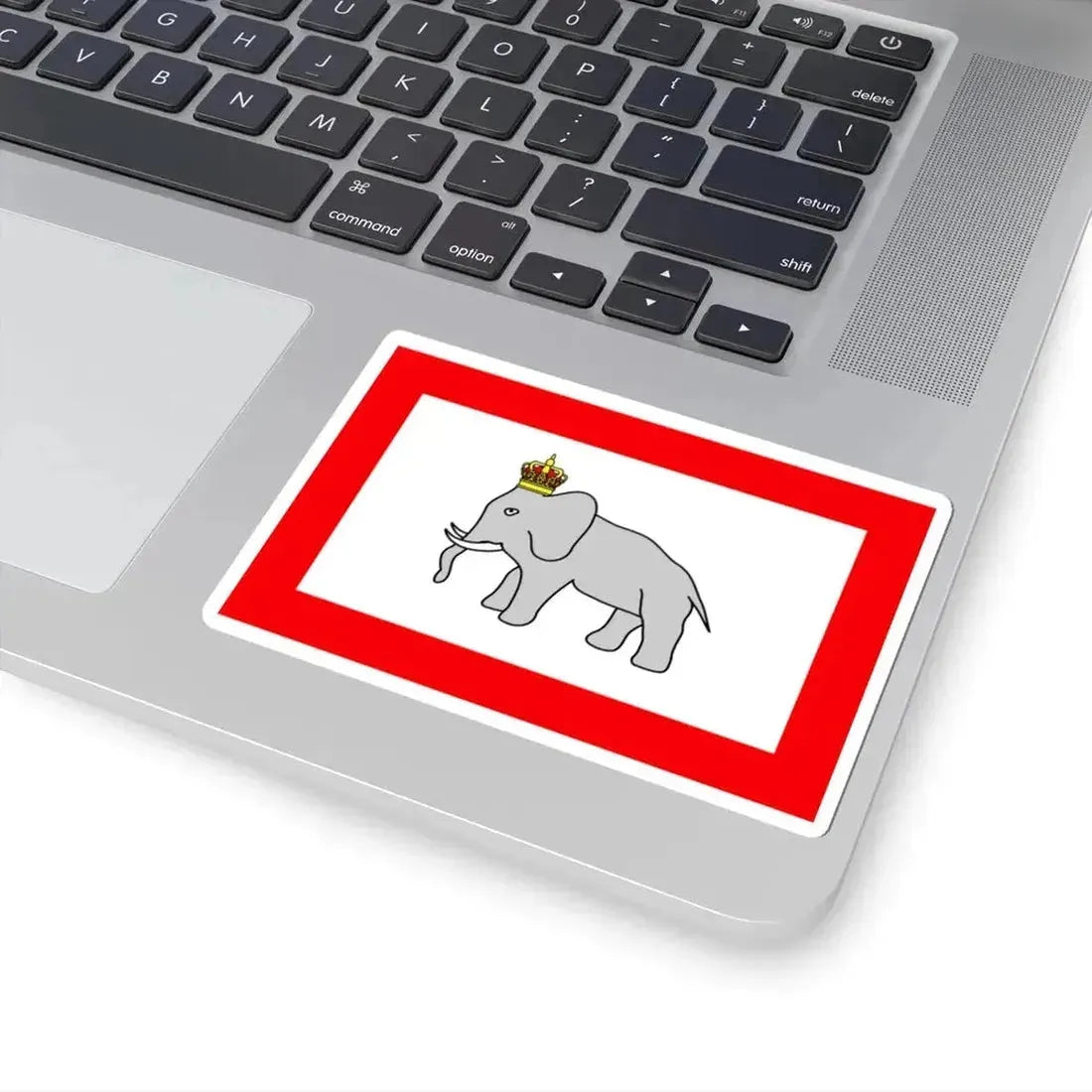 Dahomey flag 1889 (Benin) STICKER Vinyl Kiss-Cut Decal - The Sticker Space