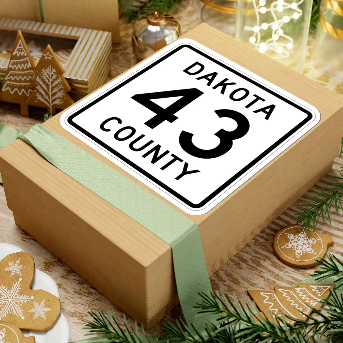 Dakota County Route 43 MN (Minnesota) (Road Sign) STICKER Vinyl Kiss-Cut Decal - The Sticker Space