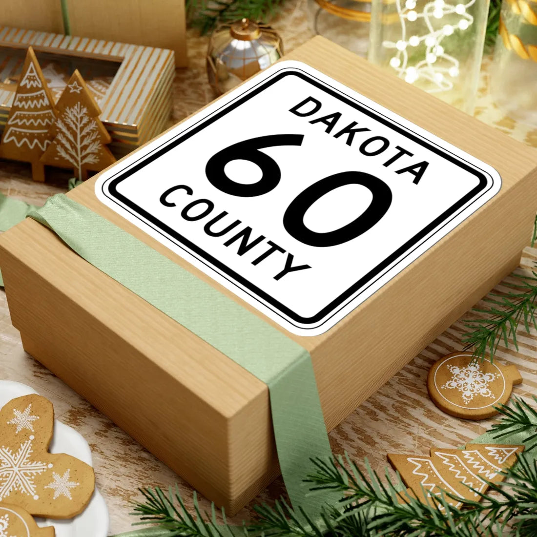 Dakota County Route 60 MN (Minnesota) (Road Sign) STICKER Vinyl Kiss-Cut Decal - The Sticker Space