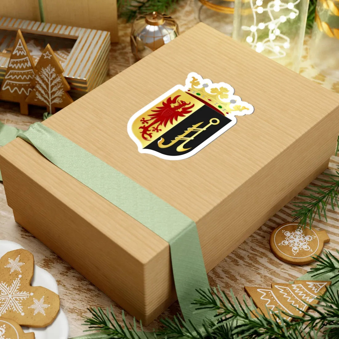 Dalen wapen (Netherlands) (Coat of Arms) STICKER Vinyl Kiss-Cut Decal - The Sticker Space