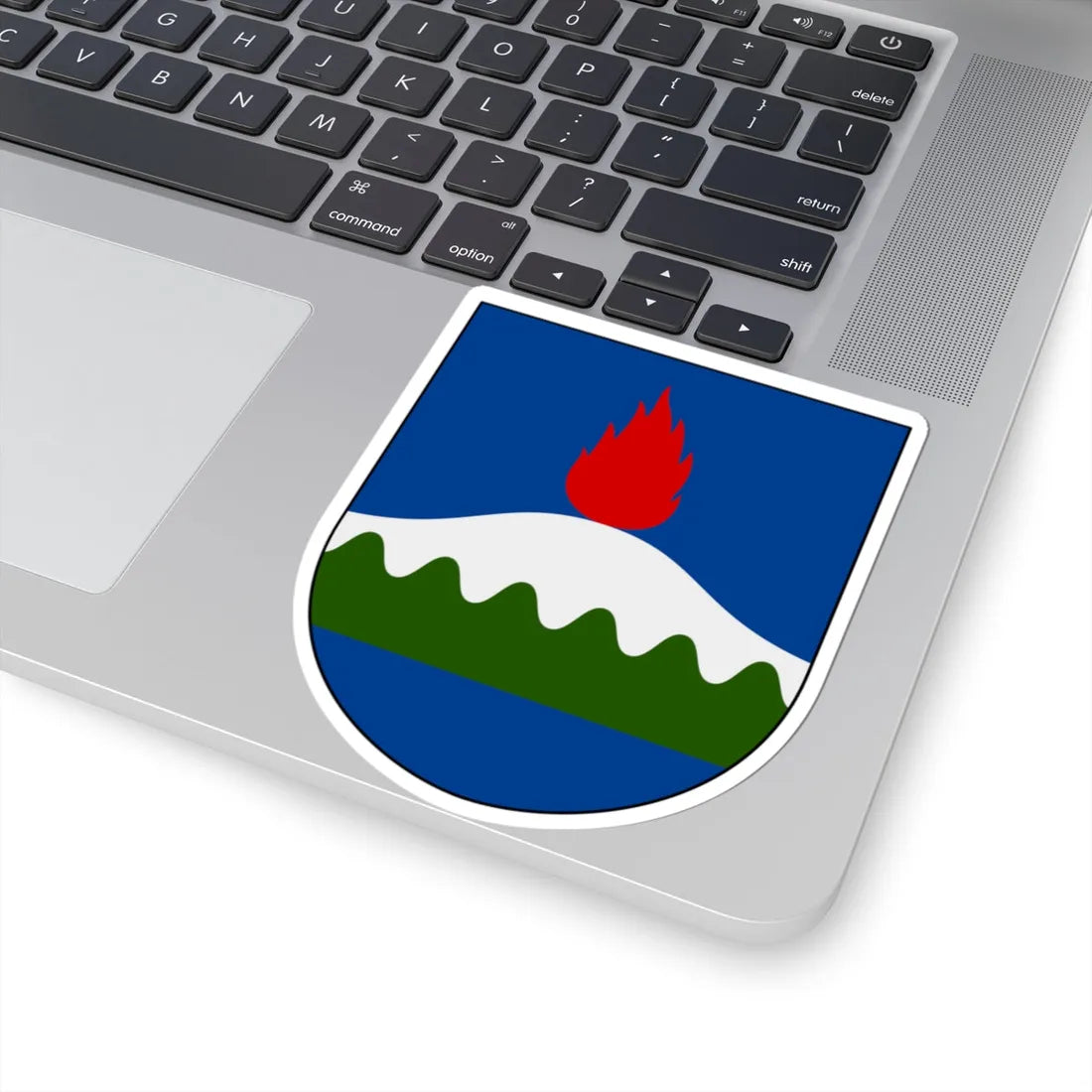 Dals-Ed vapen (Sweden) (Coat of Arms) STICKER Vinyl Kiss-Cut Decal - The Sticker Space