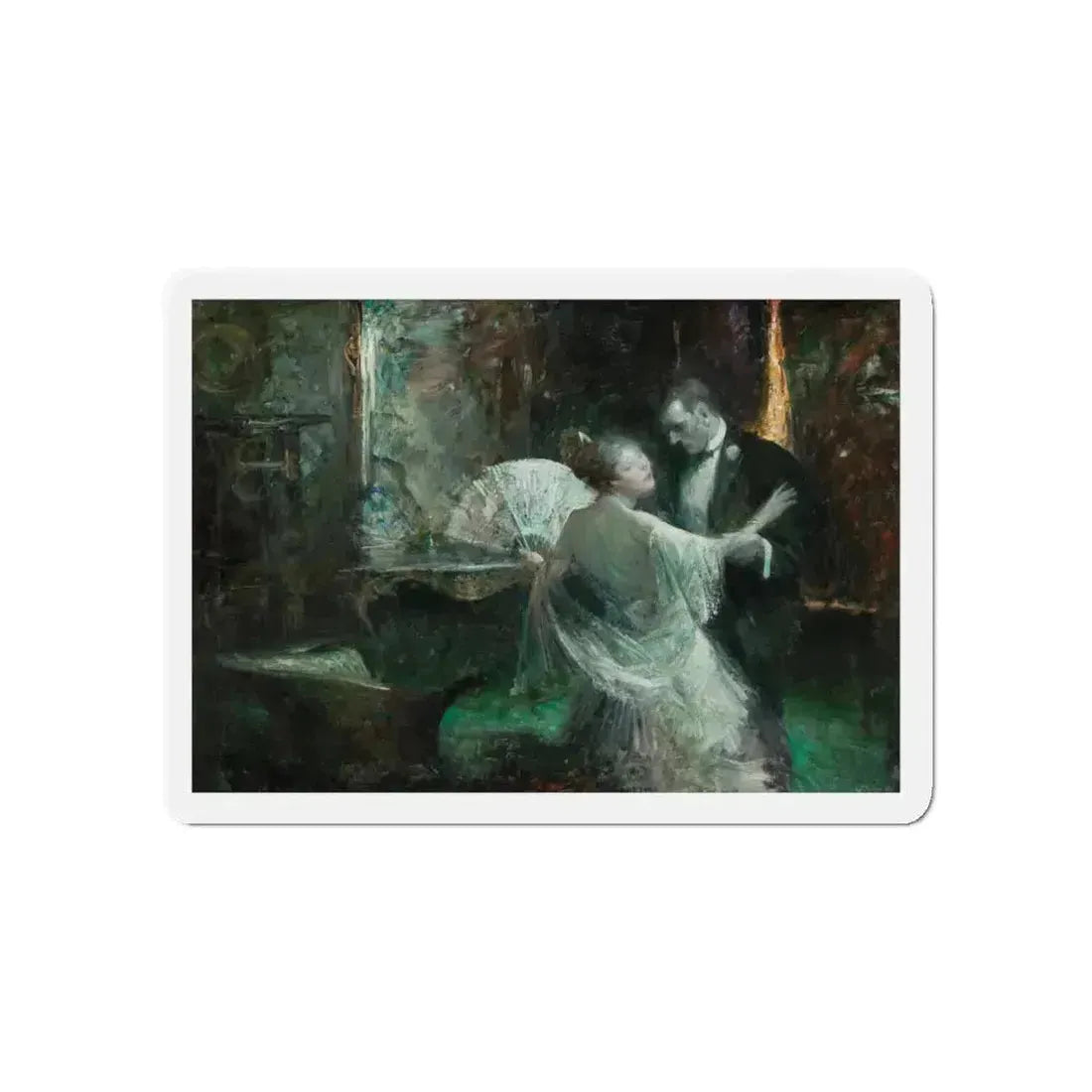 Dancers, 1921 (Magazine Illustration) Refrigerator Magnet - The Sticker Space