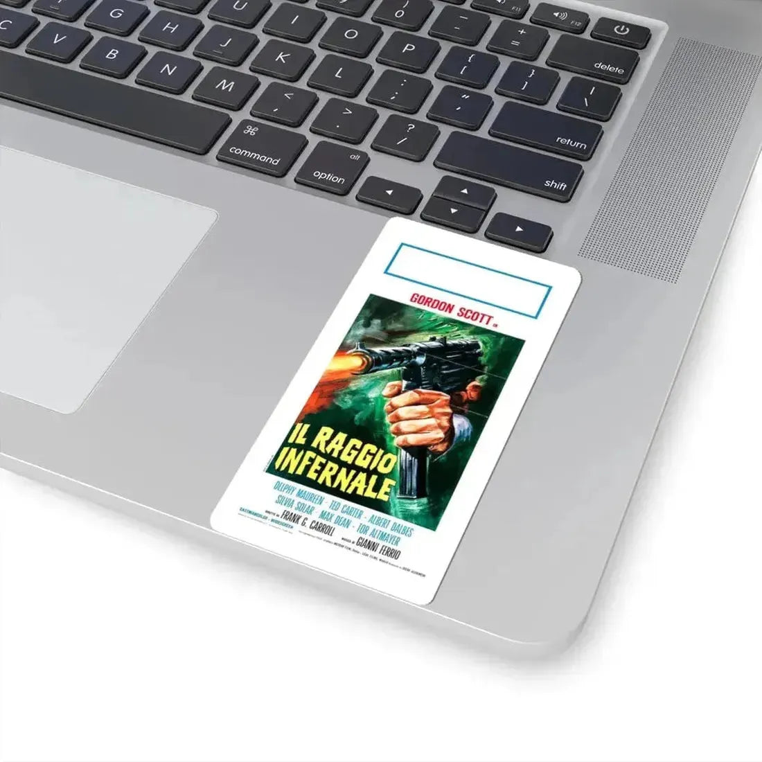 DANGER DEATH RAY (ITALIAN) 1967 Movie Poster - STICKER Vinyl Kiss-Cut Decal - The Sticker Space